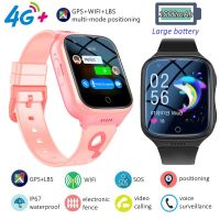 ㍿◘ 4G เด็กโทรศัพท์นาฬิกาสมาร์ทโทรเด็ก Smartwatch GPS นาฬิกาบลูทูธ 1000mAh LBS WIFI สมาร์ทวอทช์กันน้ำ SOS ซิมการ์ด