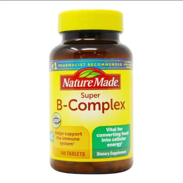 Nature Made Super B Complex With Vitamin C (140 Tablets) Expiration ...