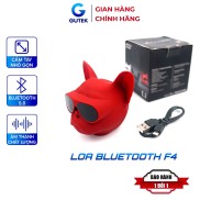 Loa Bluetooth Mini Thiết Kế Đầu Chó Bull Nghe Nhạc Cầm Tay Có Dây Đeo Kết