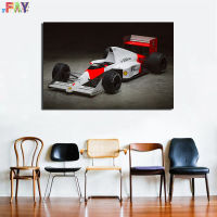 FAY-McLaren MP4 F1โปสเตอร์รถผ้าใบศิลปะติดผนังการตกแต่งการพิมพ์ภาพวาด