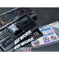 กรอบป้ายทะเบียน W-WORK W Work wheels thailand แท้ ชุด 2 ชิ้น กรอบป้าย กรอบป้ายทะเบียนแต่ง ทะเบียน