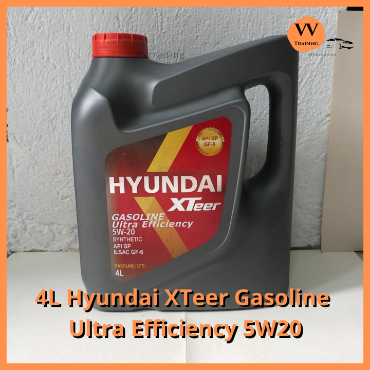 4L Hyundai XTeer Gasoline Ultra Efficiency 5W20 GF6 SYNTHETIC | Lazada PH