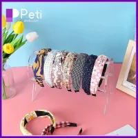 PETI JEWELLERY ใสสะอาด ที่ยึดแถบคาดศีรษะ อะคริลิค การประหยัดพื้นที่ ชั้นวางที่คาดผม ไม่ซ้ำใคร ชั้นเก็บของบนโต๊ะ สาววัยรุ่นผู้หญิง