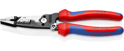 KNIPEX Tools 13 72 8 Forged Wire Stripper, 8-Inch Comfort Grip Stripper