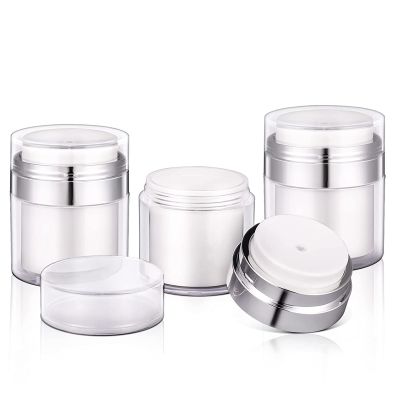 【YF】ﺴ❉☸  15g/30g/50g Airless Jar Bottle Refillable Pot Lotions Containers Makeup Tools