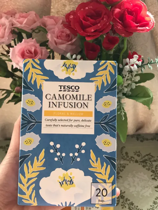 Tesco Camomile Infusion 20 Bags x 1.5G=30g Lazada PH