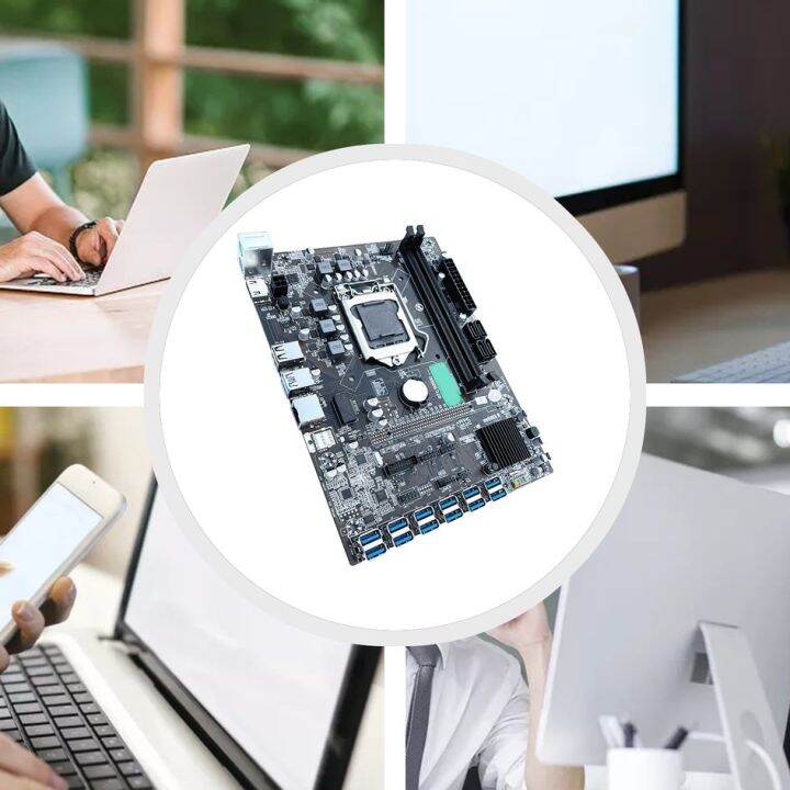 coyen-b250-mainboard-12-pcie-to-usb3-0-graphics-slot-1151-interface-ddr4-generation-computer-mainboard-cpu-motherboard-computer-accessories