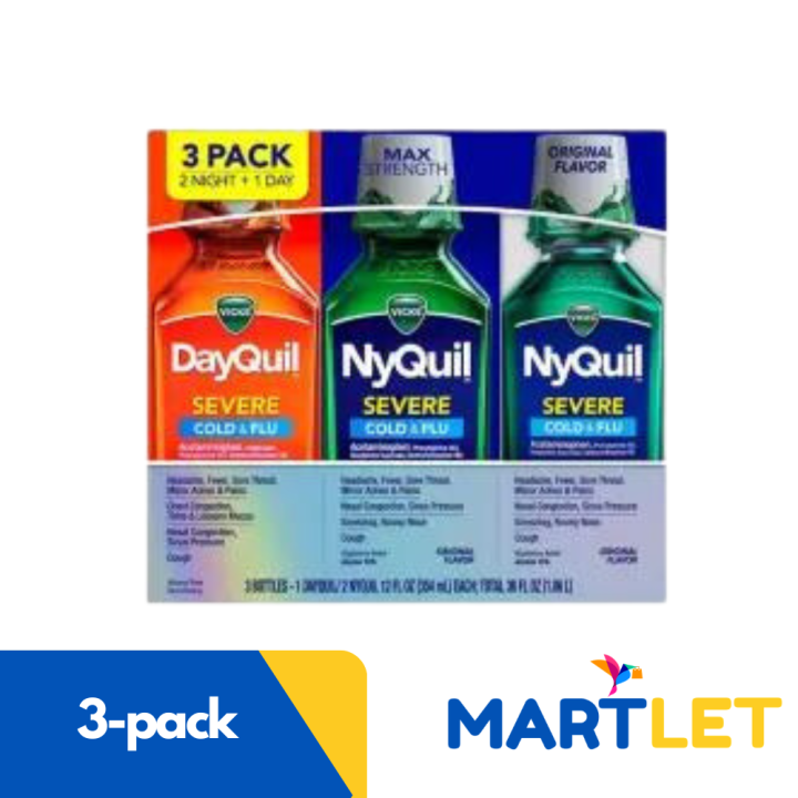 Vicks Dayquil Nyquil Liquid 1dayquil 2nyquil Original Flavor