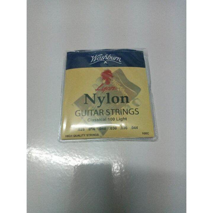 Nylon Classic Guitar Strings Set100C Lyon By Washburn Lazada PH