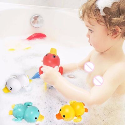 ONECEW Cartoon Animal Cute Water floating Baby Gifts Swimming Game Beach Toys Bathing Shower Toys Bathtub Toys Rowing Toys Funny Duck