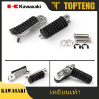 TopTeng รถจักรยานยนต์ด้านหน้าเท้าเหยียบหมุดเท้าสำหรับ Kawasaki Ninja 250 Ninja 400 ER4F ER4N ER6F Ninja 650 ER6N KLE650 VERSYS 650 KLZ1000 VERSYS 1000 GTR1400 ZR400 ZR550 ZEPHYR Z750 ZR750 ZR1100 ZRX1100 ZZR400 600 110