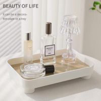 Modern Decorative Trays Storage Tray Organizer Storage Holder Coffee Table Tray Cosmetic Storage Box Candle Aromatherapy Holder