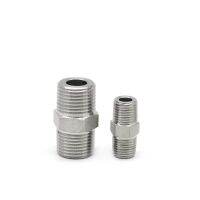 1/8 1/4 3/8 1/2 3/4 1 BSP Male Thread 304 Stainless Steel Reducing Hex Nipple Equal Reducer Pipe Adapter Fitting Connector