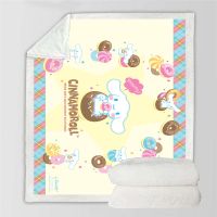 Sanrios s My Melody Kuromi Cinnamoroll Cartoon Blanket Anime Baby Air Conditioning Quilt Girl Shawl Office Nap Blanket