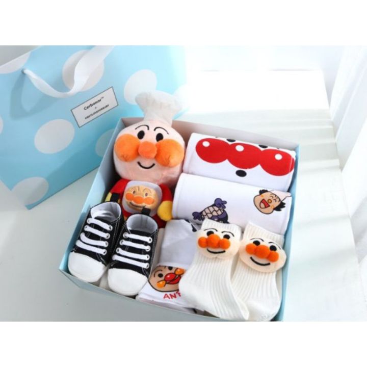 bab-ชุดของขวัญเด็กแรกเกิด-supercute-newborn-gift-set-เซ็ตของขวัญอังปังแมน-ชุดของขวัญเด็กอ่อน-เซ็ตเด็กแรกเกิด