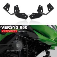 ◘❁﹍ New For Kawasaki VERSYS 650 Versys650 2014- 2022 Motorcycle Accessories Fog lamp Spotlight Bracket Holder Spot Light Mount