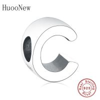 【✱2023 HOT✱】 changxiej0303636 Huoofit Pandora สร้อยข้อมือ925เงินสเตอร์ลิงตัวอักษรตัวอักษร,ลูกปัด Kralen สำหรับทำเครื่องประดับทำ