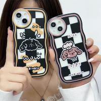 Casing For Vivo Y5S Y19 U3 Z5I Case Cute Cartoon TPU Soft Case Wave Frame shockproof silicone Phone Cover