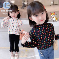 LS Girls T-Shirts Children S New Bottoming Shirts Baby Girls Korean Style Long-Sleeved Tops T-Shirts