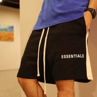 FEAR OF GOD Shorts ESSENTIALS Mens Cotton Above The Knee Shorts INS Basketball Sports Fitness Running Sweat-absorbent