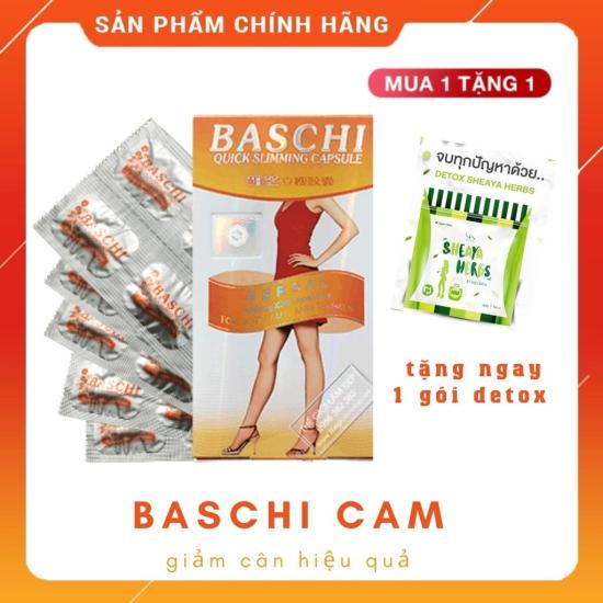 Viên giảm cân baschi cam - 30 viên - chính hãng - ảnh sản phẩm 1