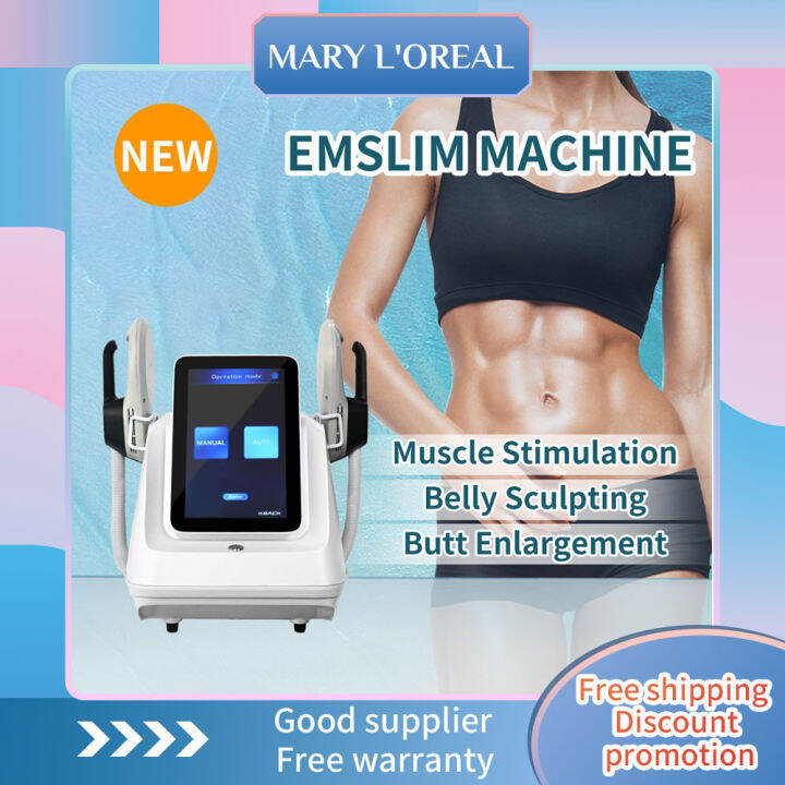 Portable Ems Muscle Stimulator Machine Portable Build Muscle Fat Loss  Emslim Electromagnetic Body Slimming Machine