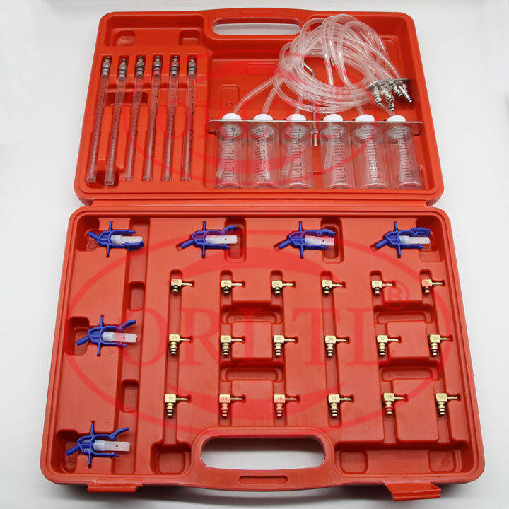 Diesel Injector Flow Meter Test Kit, CR Adaptor Fuel Tester Set