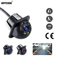 ▼✉♞ Hippcron Reverse Camera Rearview Car Infrared Night Vision With or Without LED Mini Waterproof HD Auto Parking Assistance