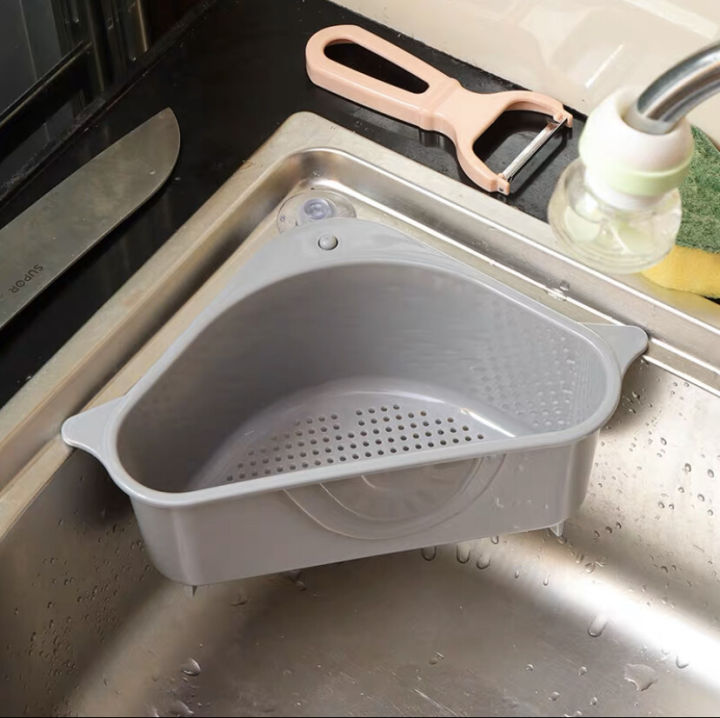 future-สามเหลี่ยมครัวอ่างล้างจาน-เครื่องปั้นดินเผา-ถังขยะ-ชั้นวางของพลาสติกถ้วยดูด-อุปกรณ์ครัว-ตะกร้าใส่ผ้าขี้ริ้ว