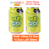 Nước uống soda hàn quốc 350ml có gas chiết xuất từ trái cây tươi gồm vị - ảnh sản phẩm 2