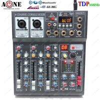 TDP A-ONE สเตอริโอมิกเซอร์ 4 ช่อง ผสมสัญญาณเสียง รุ่น KT-P4 ระบบ AC/DC 12 V