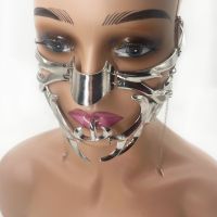 New niche design special-shaped fluid lip ring mask earrings set adjustable toys