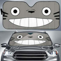 เพื่อนบ้านของฉัน Totoro Face Car Auto Sunshades