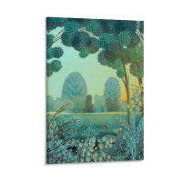 Sunrise Swim Canvas ภาพวาดอุปกรณ์ตกแต่งห้องโปสเตอร์สำหรับ Wall