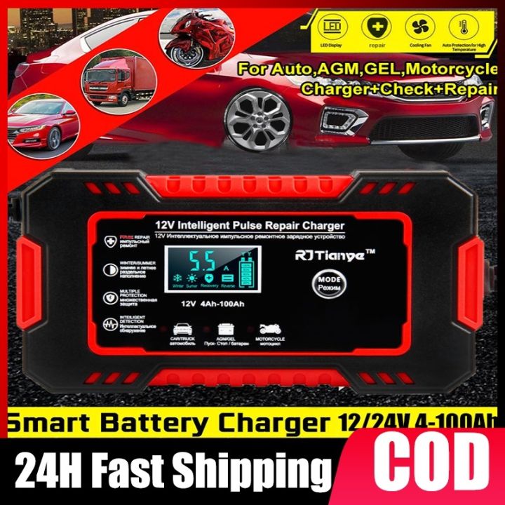 Car Battery Charger Heavy Duty 12v 24v Original 2sm 3sm Full Automatic ...