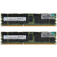 Samsung DDR3 32G (2X16GB) 1866MHz หน่วยความจำเซิร์ฟเวอร์ PC3-14900R 240Pin แรมหน่วยความจำ DDR3 1.5V REG ECC หน่วยความจำที่ลงทะเบียน