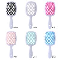 Wide Teeth Air Cushion Combs Women Scalp Massage Hair Wet And Dry Brush Airbag Curly Hair Brush Hollow Grid Comb DIY Styling Too