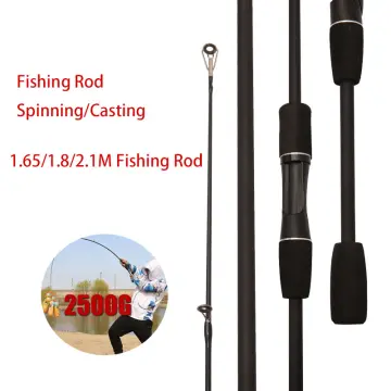 1.65/1.8/2.1M Fishing Rod Spinning Set Full Set Ultra Light Fishing Rod 2  Sections With Fishing Reel
