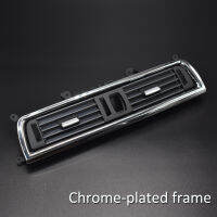 Chrome Car Center AC เครื่องปรับอากาศ Air Vent Outlet แผง Grille อุปกรณ์เสริมสำหรับรถยนต์ BMW 5 Series F10 523 525 535