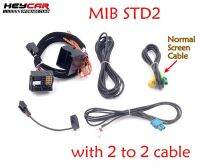 MIB STD2 ZR NAV Discover Pro ที่ยึดสายไฟอะแดปเตอร์วิทยุพร้อมสายเคเบิล2ถึง2สำหรับกอล์ฟ7 MK7 Passat B8 Tiguan MQB CAR