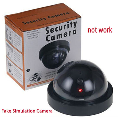 Dummy Simulation Camera Fake Dummy Camera Dome Indoor Outdoor Led Monitor Home Security Surveillance Simulated Camera not work