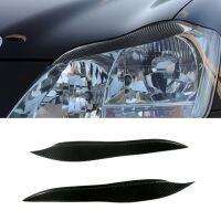 for Toyota Crown 2005-2009 Carbon Fiber Headlights Eyebrow Lamp Eyelid Cover Sticker Trim