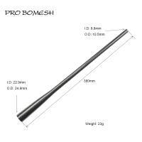 PROBOMESH Taper 3K Twill Carbon Tube Grip Butt Section Spinning Trout Rod Building Component Handle Repair DIY blank Accessory