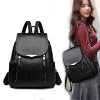 SMOOZA Womens Backpack 2021 Female PU Leather Back Pack Large Capacity School Bag For Girl Double Zipper Fashion Shoulder Bag