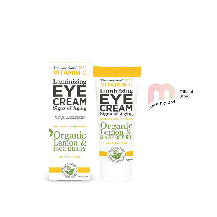 Biovene The conscious™ Vitamin C Luminizing Eye Cream Organic Lemon