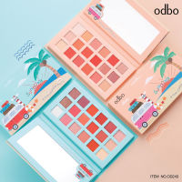 OD243 ODBO SUNDOWN 18 COLOR EYESHADOW PALETTE โอดีบีโอ ซันดาวน์ เอธธีน คัลเลอร์ อายแชโดว์ พาเลท