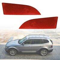 【CC】 Car Reflector Board Cover Reflective Strip Rear Lamp X3 E83 2007-2010