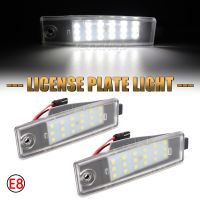 2ชิ้นสำหรับ TOYOTA Highlander RAV4 Land Cruiser 200 Hiace S.B.V Lexus RX300 Scion XB แผ่นเรืองแสงป้ายทะเบียน LED (10)