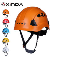 Xinda Professional Mountaineer Rock Climbing Helmet Safety Protect Outdoor Camping &amp; Hiking Riding Helmet Survival Kit