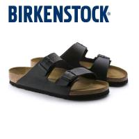 Birkenstockรองเท้าแตะ Mens Arizona Regular Black 051791 Birko-Flor® Made in Germany